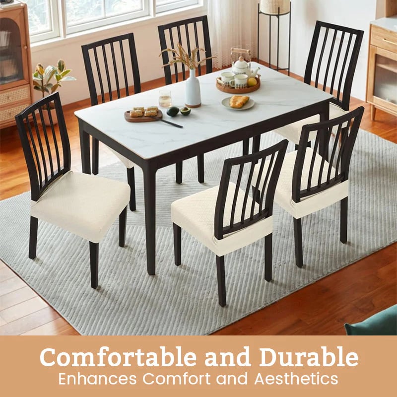 Waterproof Stretchy Jacquard Chair Seat Cover