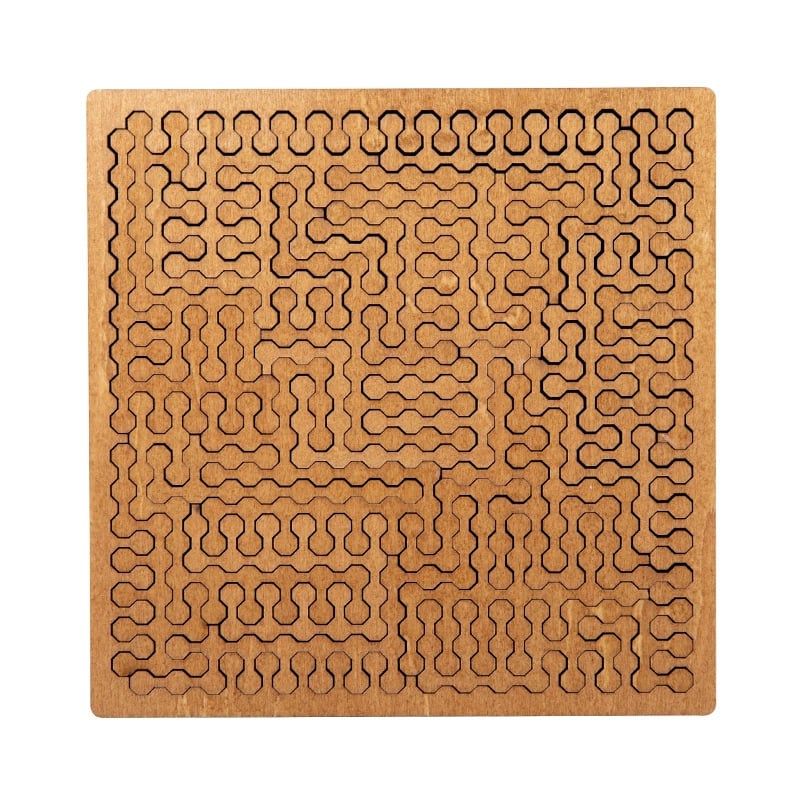 Fractal Tray Wooden Jigsaw Puzzle