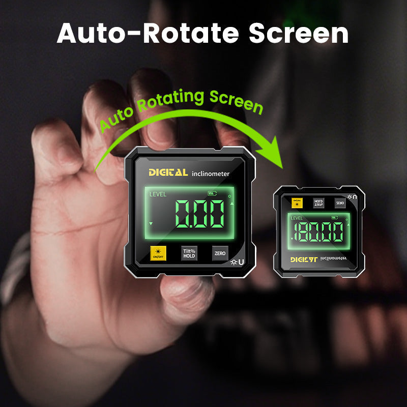 4-Side Magnetic Digital Angle Gauge