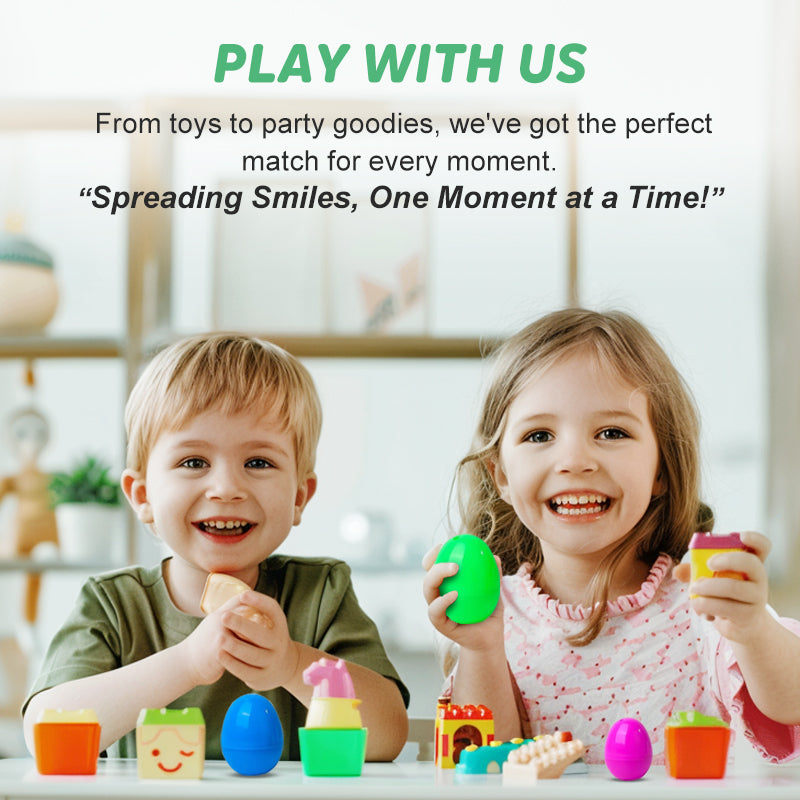 Prefilled Easter Eggs with Stuffed Animal Toys