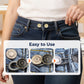 Spring-Loaded Metal Waist Extender Button for Jeans