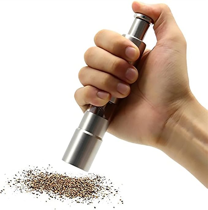 Stainless Steel Salt Pepper Spice Grinder