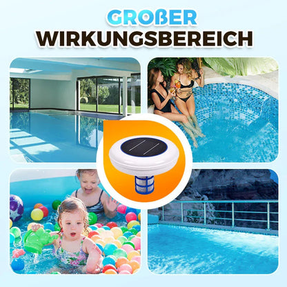 Solar Pool Ionizer with Copper-Silver Anode