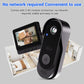 Wireless Doorbell Camera 1080P 170° View 4.3-Inch Screen IPX65 Night Vision