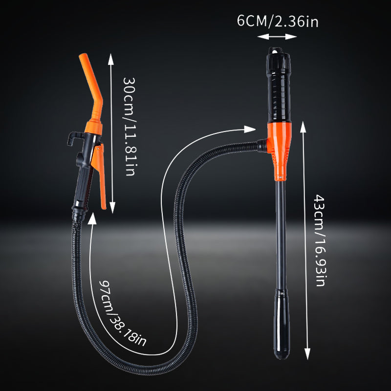 Orange Siphon Pump for Fuel Water and Oil