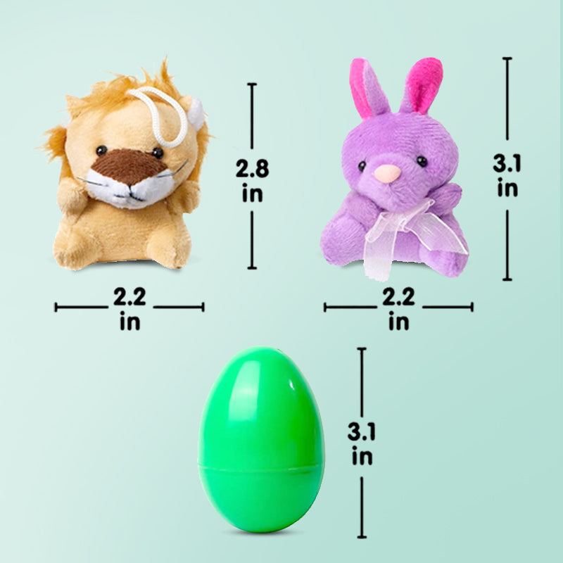 Prefilled Easter Eggs with Stuffed Animal Toys
