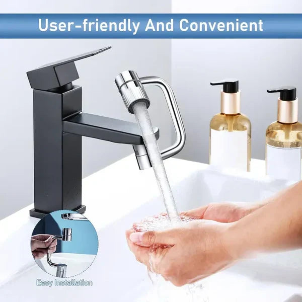 Universal 1440° Rotatable Sink Tap Adaptor Faucet Aerator Extension