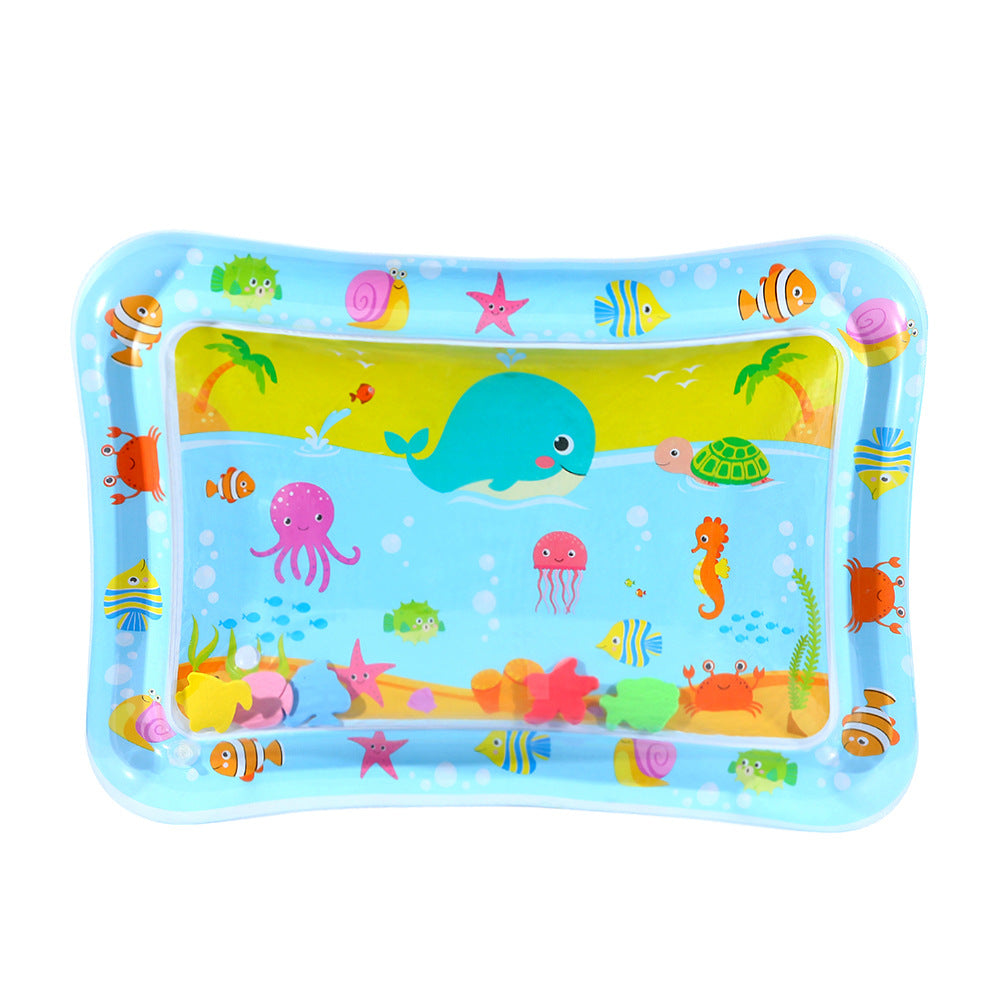 Pet Water Sensory Play Mat with Floating Fish