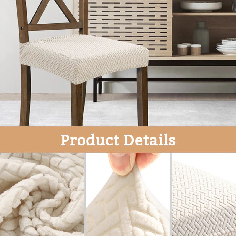 Waterproof Stretchy Jacquard Chair Seat Cover