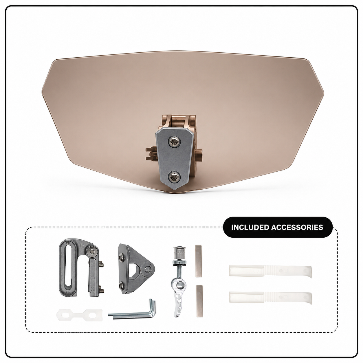 Adjustable Motorcycle Wind Deflector Spoiler