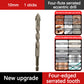 4-Flute Serrated Eccentric Drill Bit Set