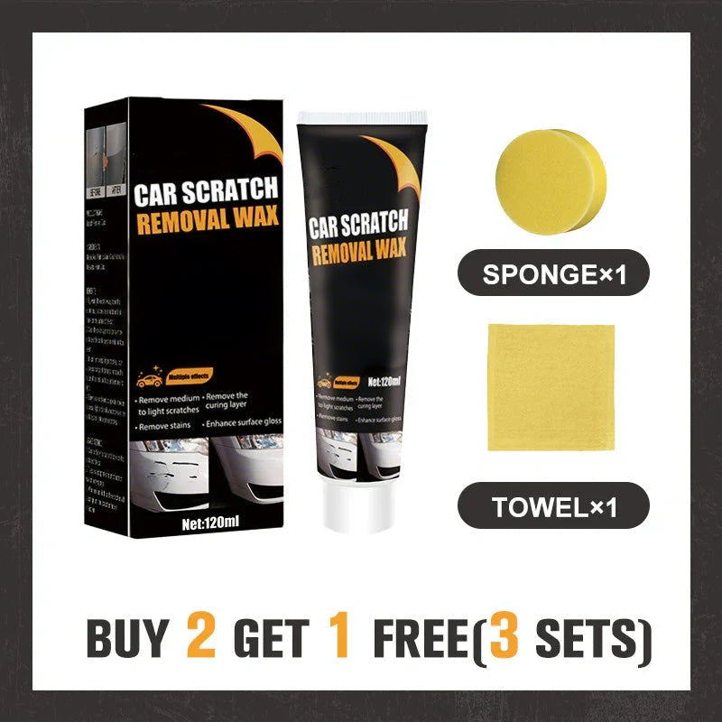 Car Scratch Repair Paste with Sponge and Towel Kit