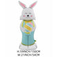 Giant 3D Standing Bunny Balloon Self-Supporting Easter Decoration