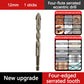 4-Flute Serrated Eccentric Drill Bit Set