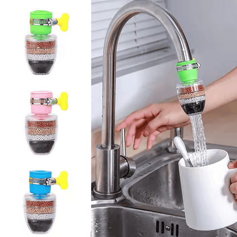 Multifunctional 6-Layer Charcoal Water Filter