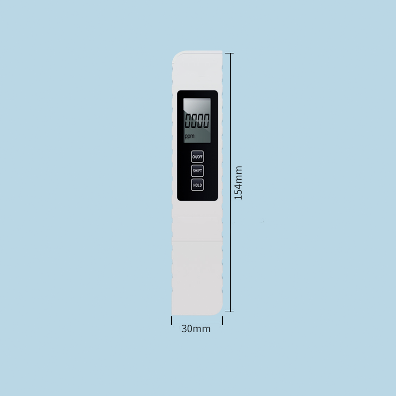 3-in-1 TDS Water Quality Tester pH Chlorine Hardness LCD Display