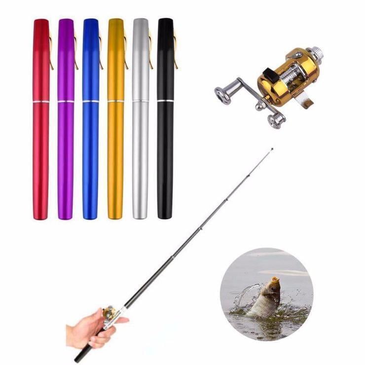 Compact Pocket Telescopic Fishing Rod and Reel Set
