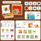 Wooden Magnetic Pattern Block Puzzle Set