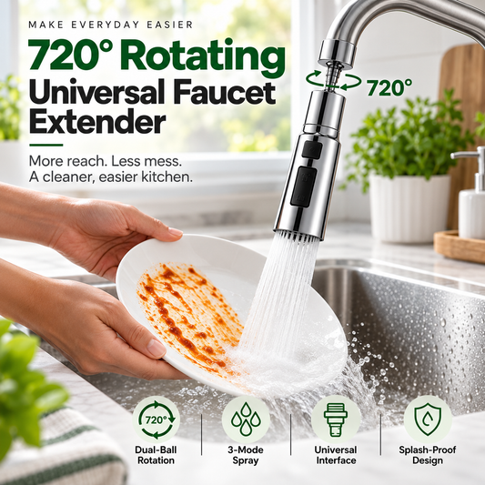 360° Waterfall Faucet Extender