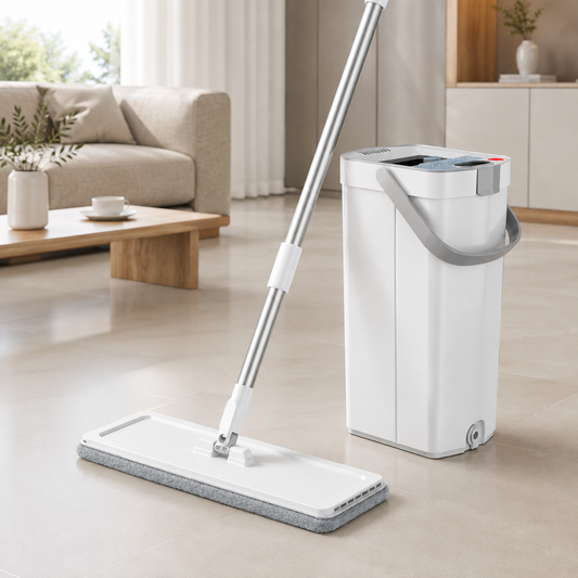 Self-Wringing Flat Mop