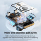 2-in-1 Car Phone Holder Wireless Charger 15W Fast Charging Automatic Clamping