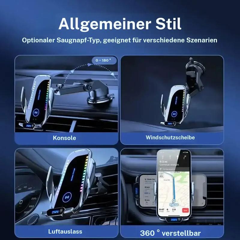 Wireless Car Charger and Phone Holder