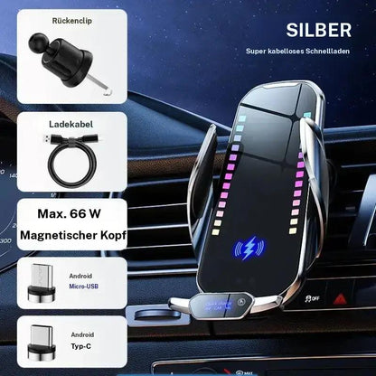 Wireless Car Charger and Phone Holder