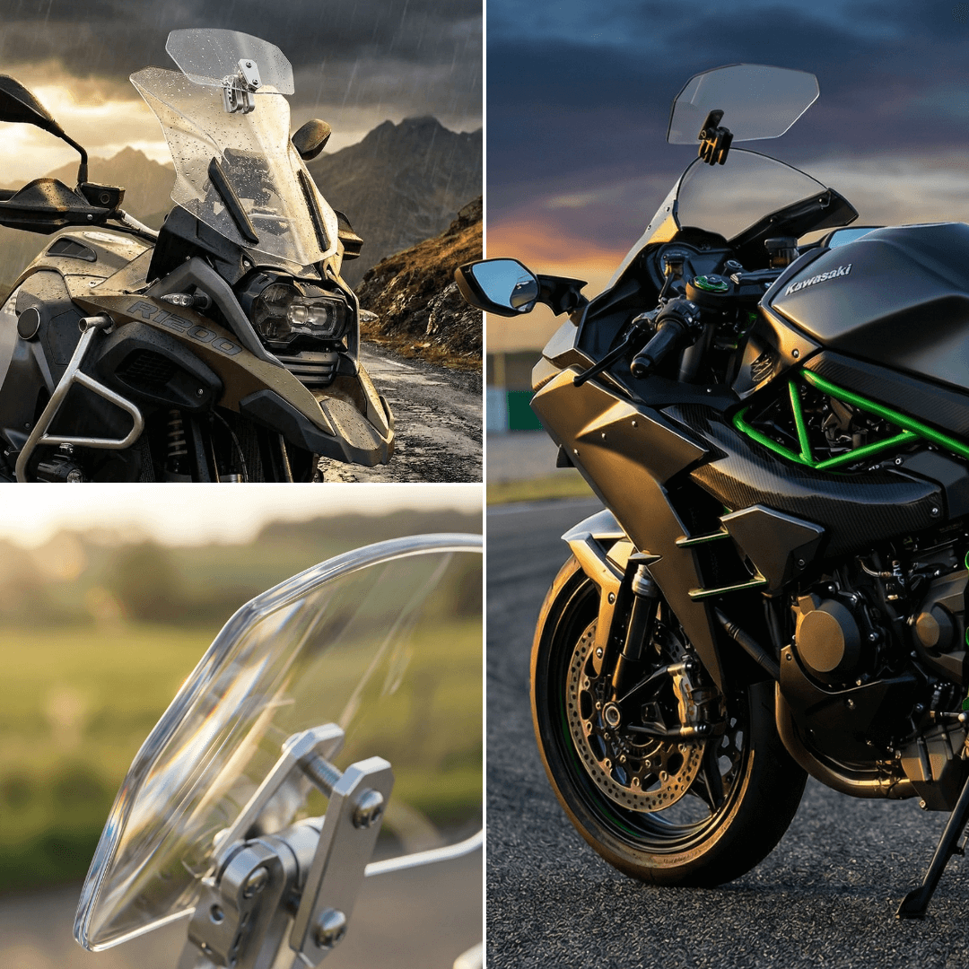 Adjustable Motorcycle Wind Deflector Spoiler