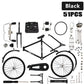 DIY Bicycle Model Scale Kit