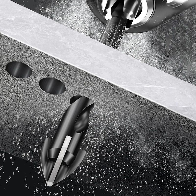 High-Strength Four-Edge Cross Drill Bit 7-Piece Set