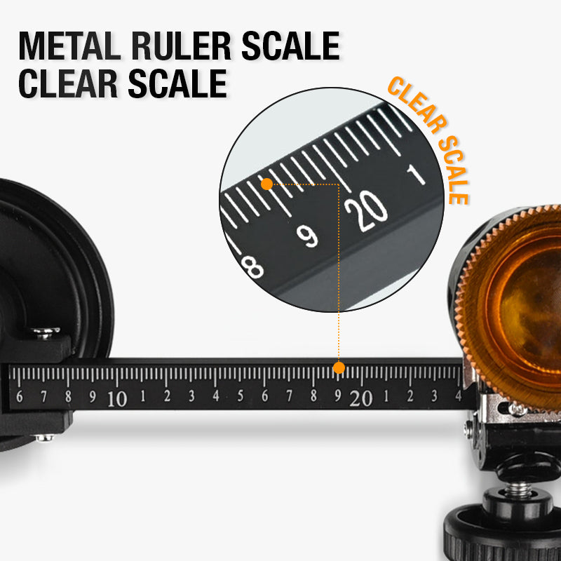 Glass Compass Gauge Cutter with 360 Degree Rotating Head and Suction Cup