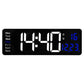 16-Inch Large Digital Clock with Temperature, Date, Auto DST, Night Light, and Auto Brightness Dimmer