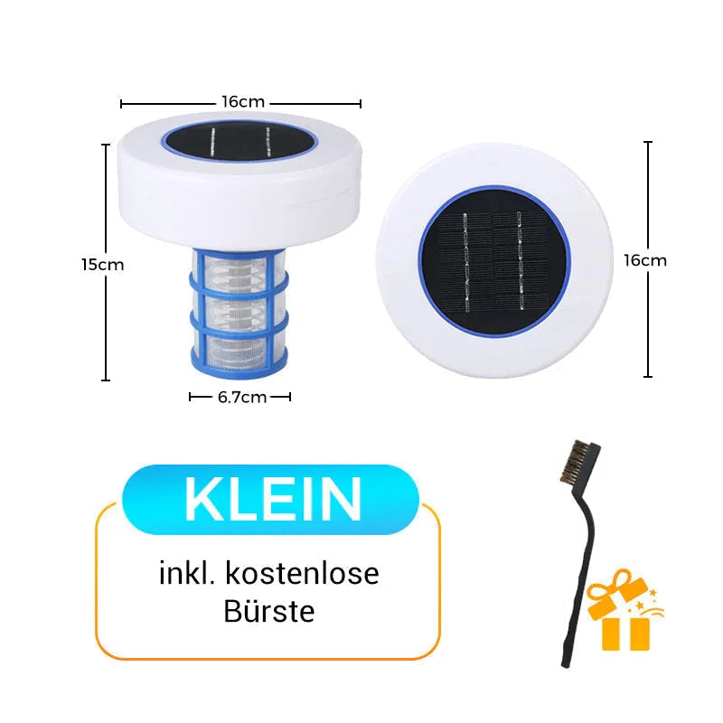 Solar Pool Ionizer with Copper-Silver Anode