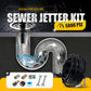 400 Bar Sewer Drain Cleaning Kit Rotating Nozzle Reinforced Hose