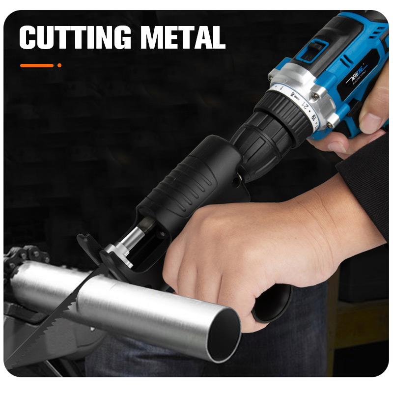 Multifunction Reciprocating Saw Adapter Set for Electric Drills