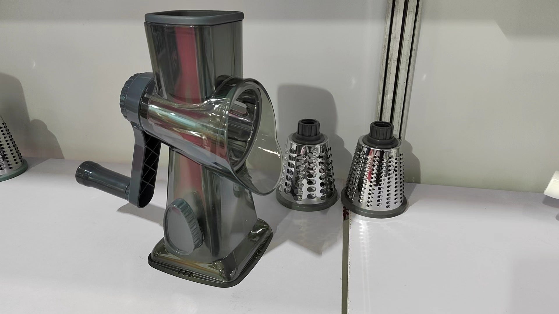 3-in-1 Rotary Cheese Grater Vegetable Slicer