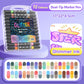 Dual-Tip Glitter Marker Pen Set