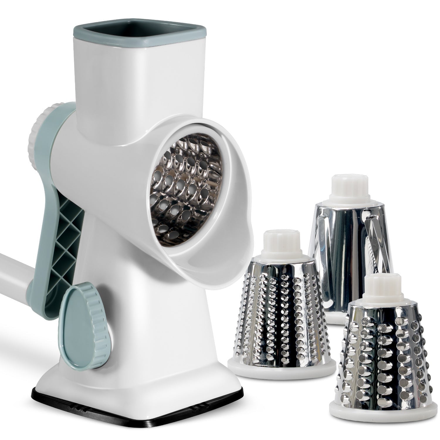 3-in-1 Rotary Cheese Grater Vegetable Slicer