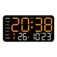 Multifunctional LED Digital Wall Clock with Temperature Display