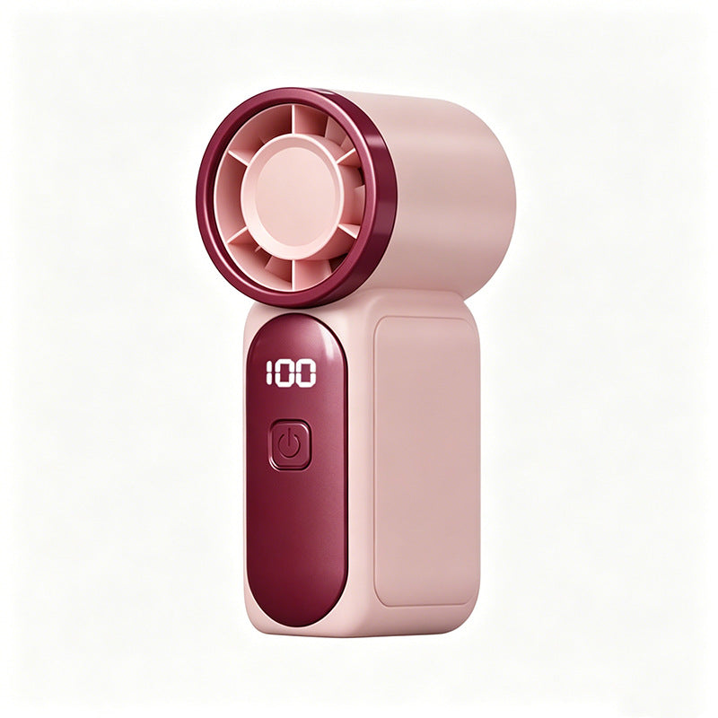 Turbo Handheld Fan with LED Display 6 Speeds 3000mAh Battery
