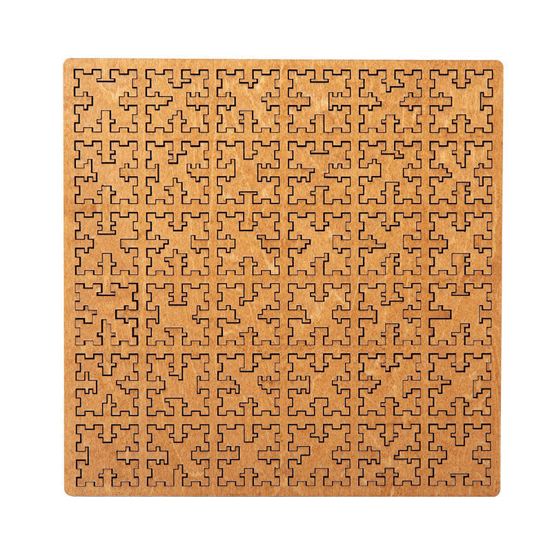 Fractal Tray Wooden Jigsaw Puzzle