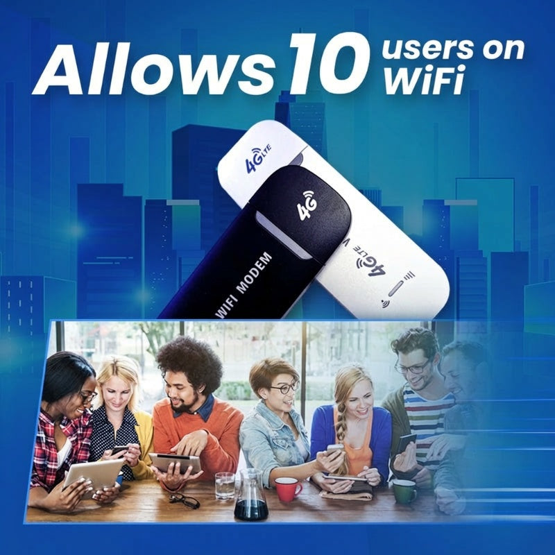 150Mbps Portable USB 4G LTE Mobile WiFi Hotspot