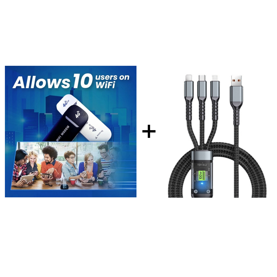 150Mbps Portable USB 4G LTE Mobile WiFi Hotspot