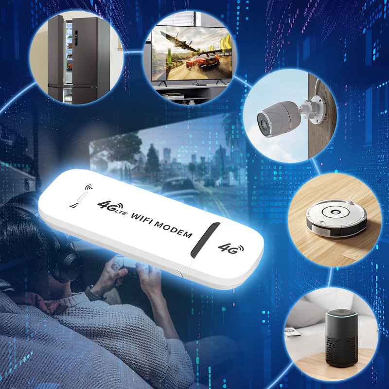 150Mbps Portable USB 4G LTE Mobile WiFi Hotspot
