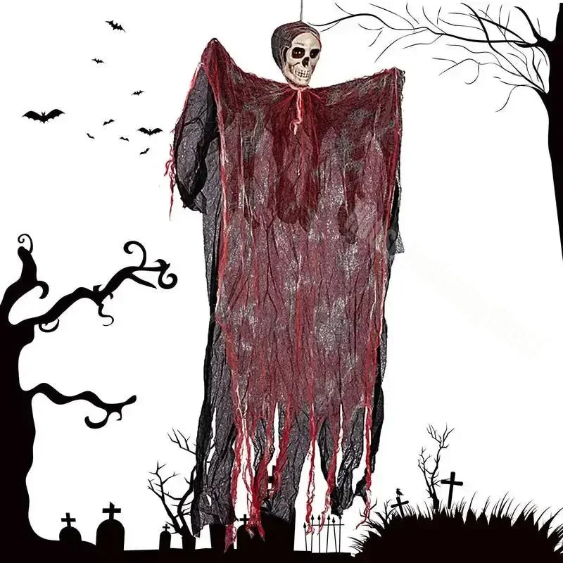 Hanging Skeleton Ghost Decorations