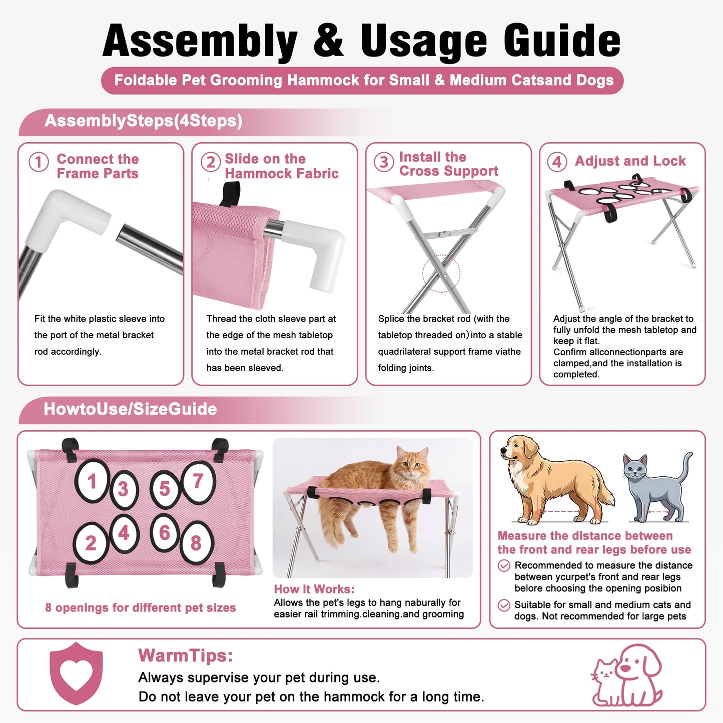 Pet Grooming Stand