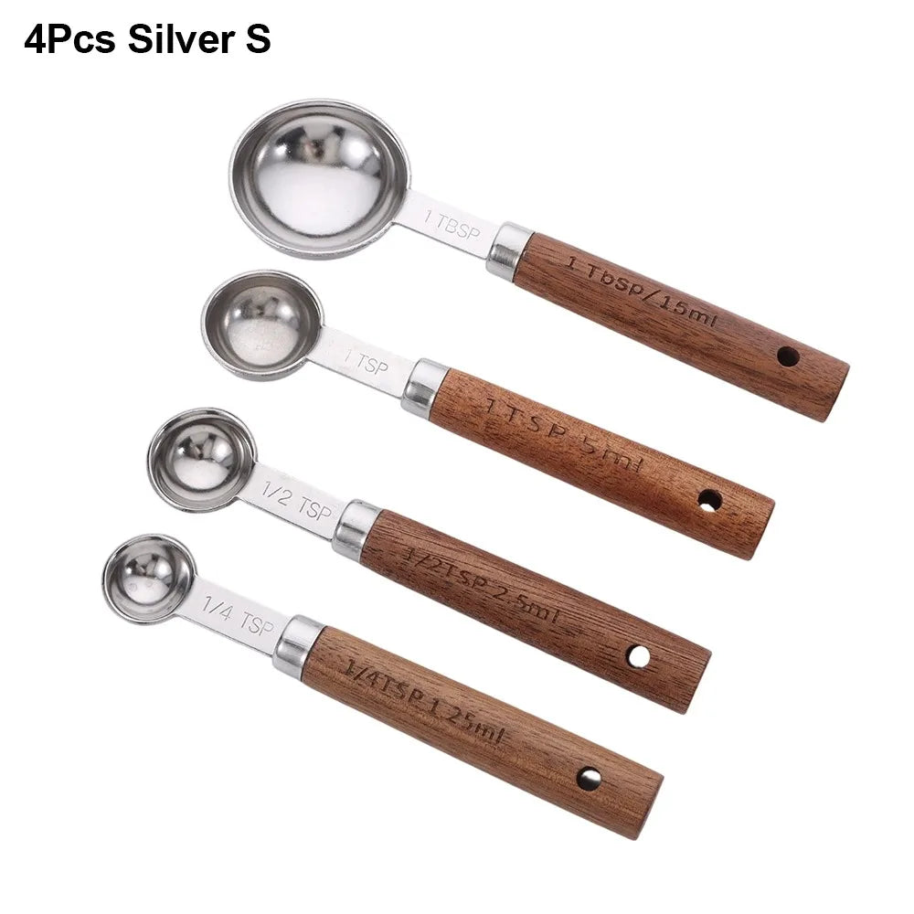 Wooden Handle Measuring Spoons