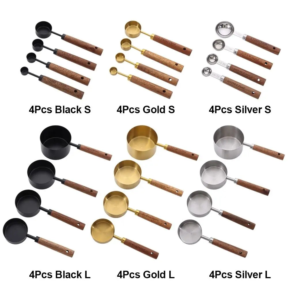 Wooden Handle Measuring Spoons