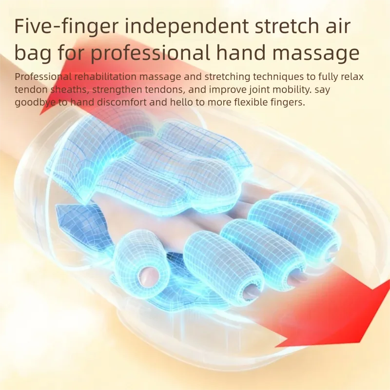 Cordless Hand Massager with Air Compression & Heat