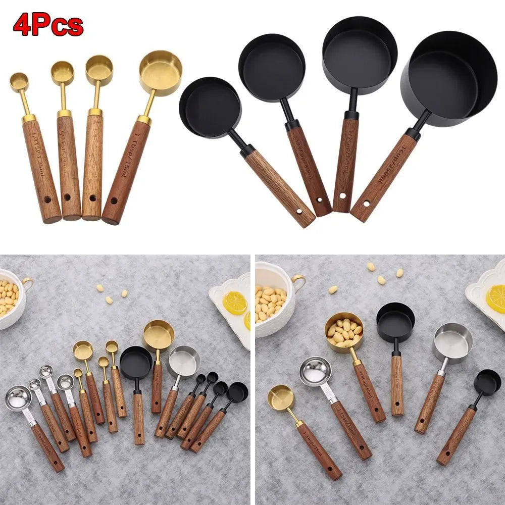 Wooden Handle Measuring Spoons